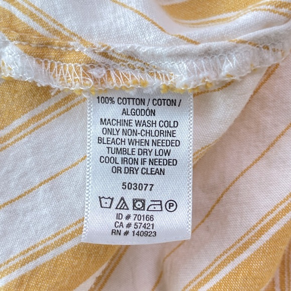 Lou & Grey Skip Doppy Tie-front Top, Sz M - Picture 6 of 8